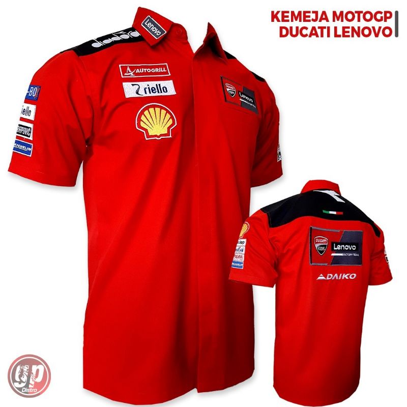 Kemeja Tim Ducati lenovo official 2022