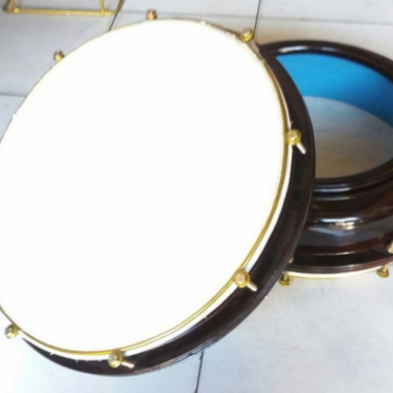 Bass hadroh Banjari Kulit stel Diameter 40cm