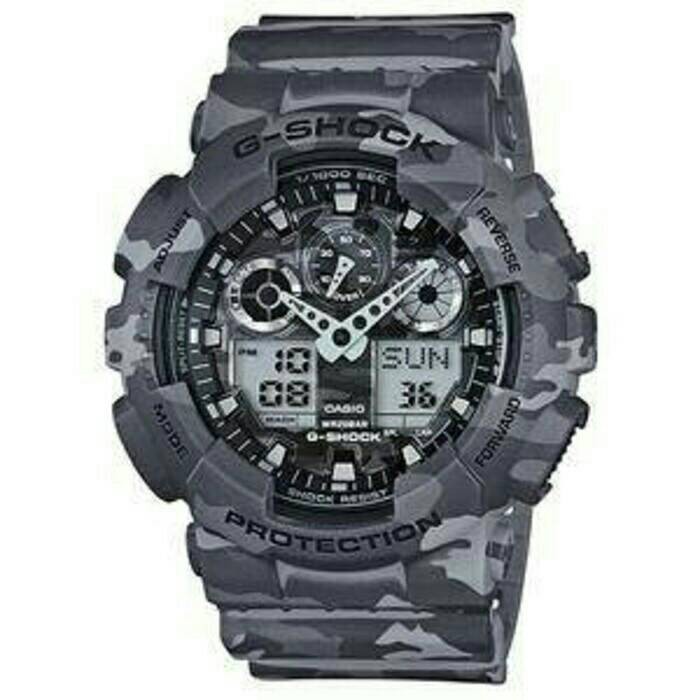 Jam Tangan Casio G-Shock Original GA-100CM-8A G-Shock Army