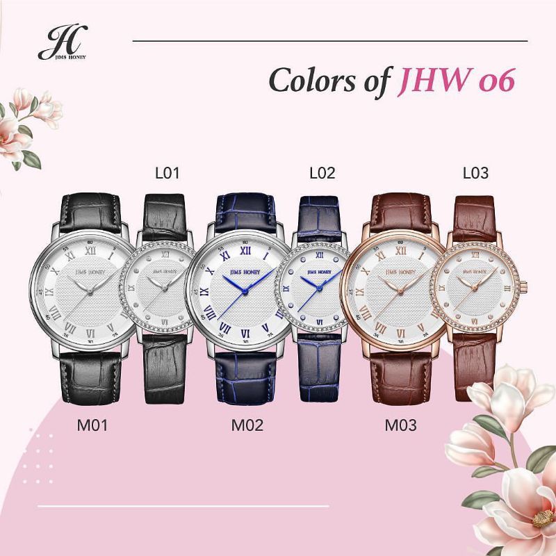 JAM TANGAN CAUPLE JHW 06 JIMS HONEY