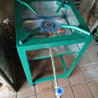 1set kompor mawar semawar 203 selang regulator rangka 1set kompor mawar semawar 203 selang regulator rangka