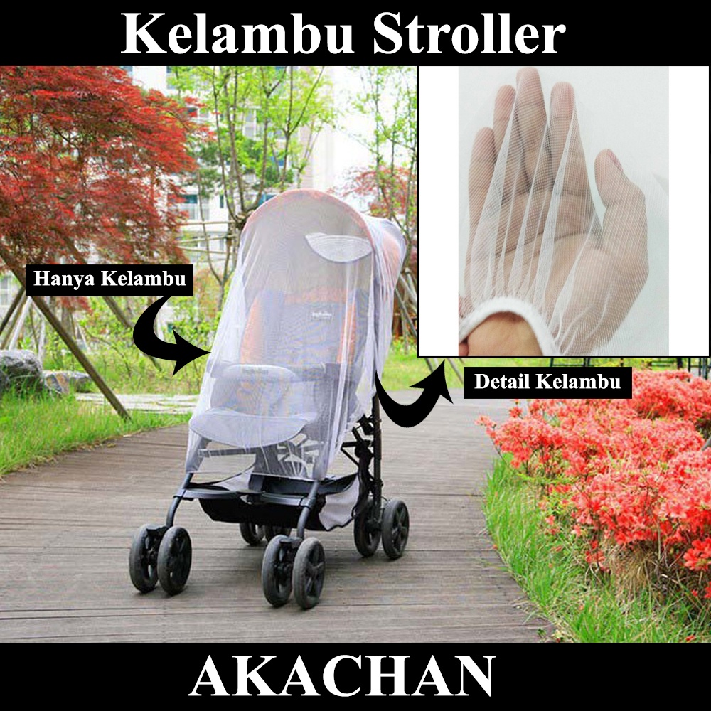 3 in 1 SPECIAL SET Stroller Pad + Seat Belt Pad + Kelambu Stroller jp k katun Jepang kaos