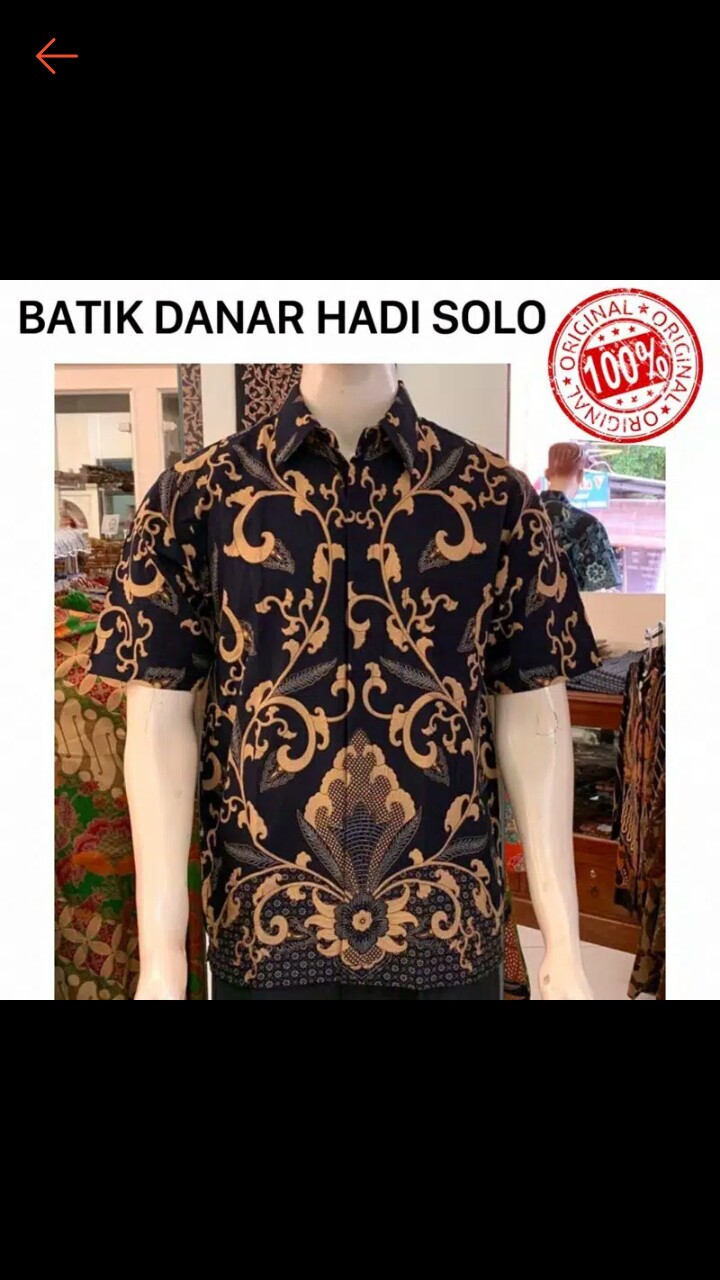 Size M L Xl Batik Danar Hadi Solo Asli Original