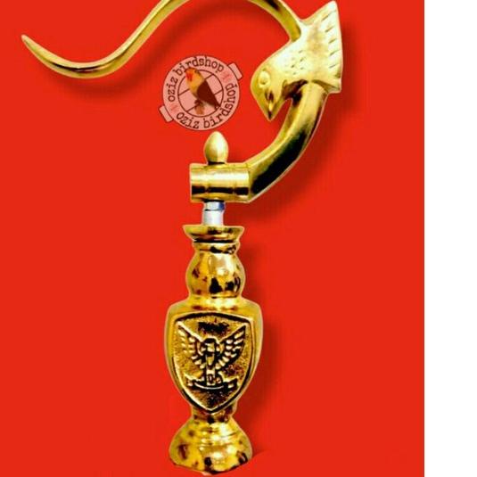 DISCOUNT  9.9 gantungan dan pion sangkar kotak Rep Radja gold emas [KODE 695]