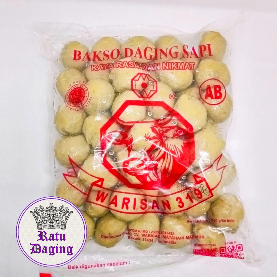 

Bakso Sapi Warisan 319 - isi 50pc