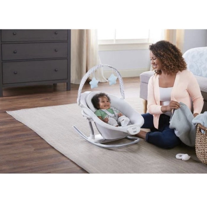 Makassar ! Swing Baby Graco Duet Sway with Rocker Lilo