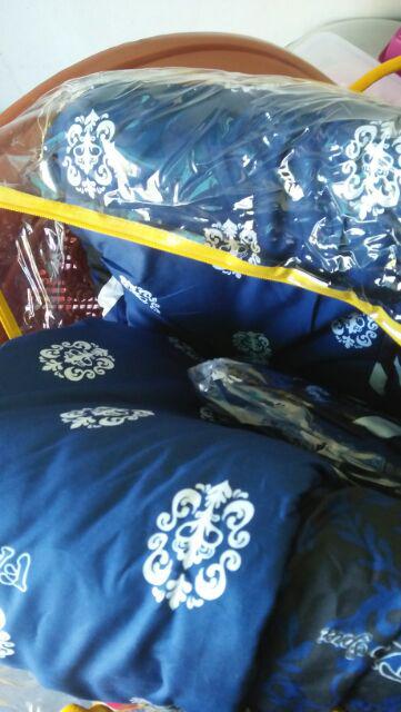 Fata - Bed Cover Set Ibiza Blue King Size 180x200 / Queen Size 160x200