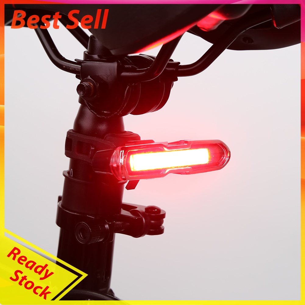 Bicycle LED Light Waterproof 5 Modes Cycling USB Rechargeable Taillight