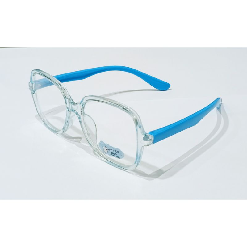 KACAMATA ANAK ANTI RADIASI GAGANG ELASTIS-Bening Biru