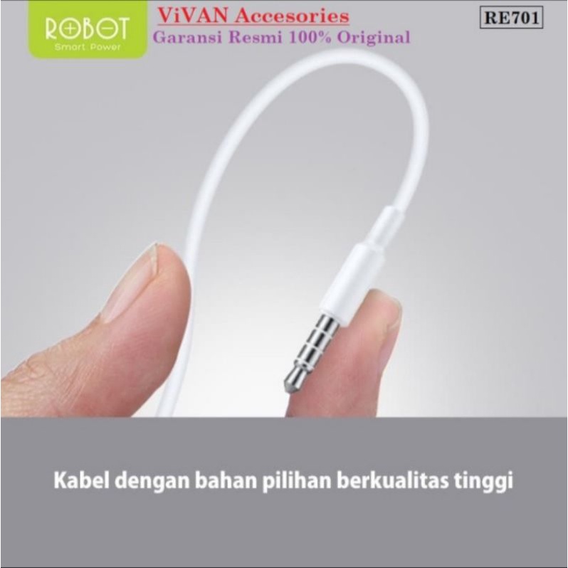 ROBOT Handsfree/Headset Android RE701 Soft in-ear 3.5mm Wired