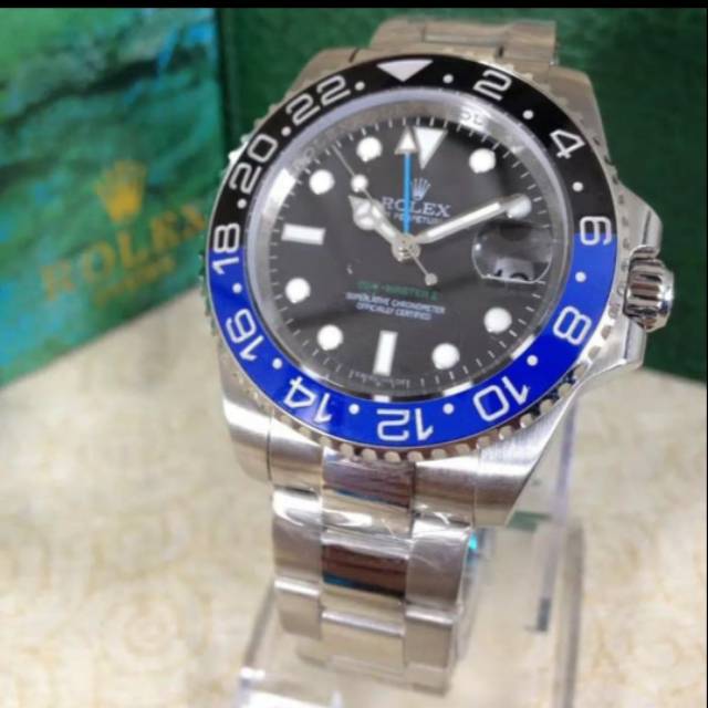 R0"LEX GMT MASTER II AUTOMETIC/ JAM TANGAN PRIA PREMIUM/SUPER AAA