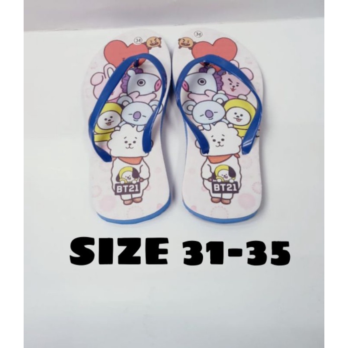 Sandal Lol Hello Kitty Bt21 sandal anak perempuan