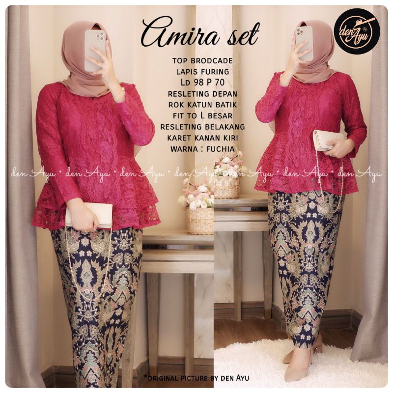 AMIRA SET BROKAT LAPIS FURING / SETELAN BROKAT