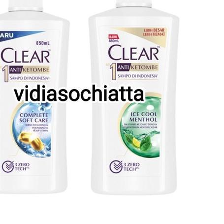 ➳ Shampo clear 660ml 850ml ❂