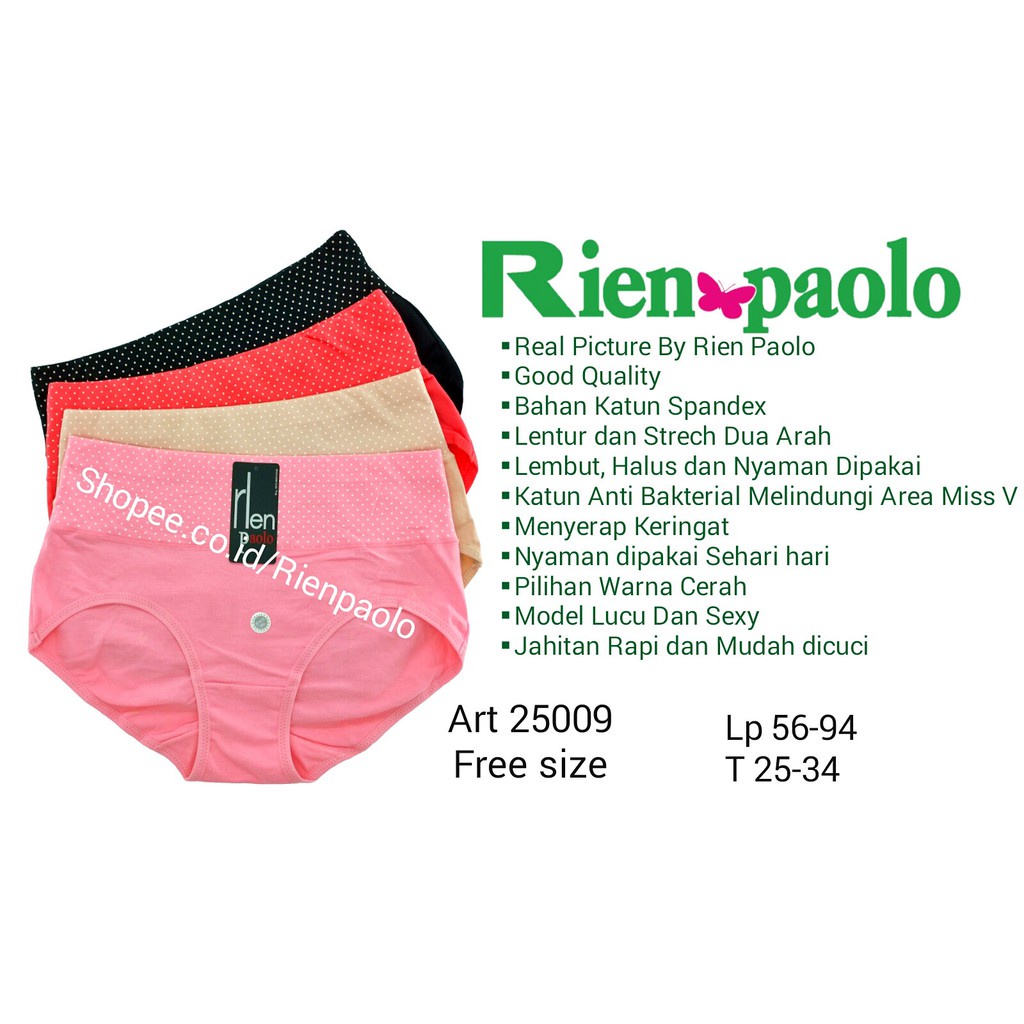 Celana Dalam Wanita Katun Tebal Premium 25009