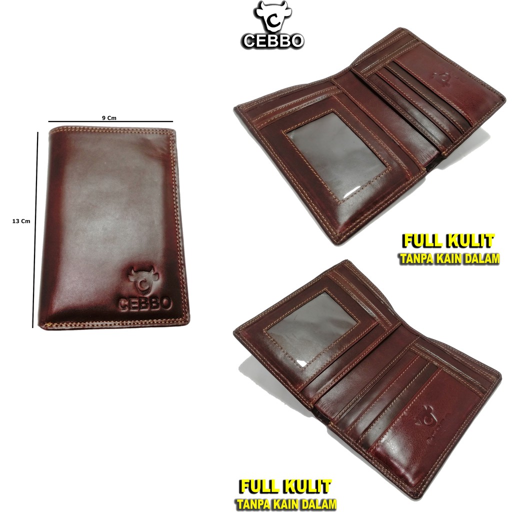 Dompet FULL KULIT 3/4 Model Berdiri