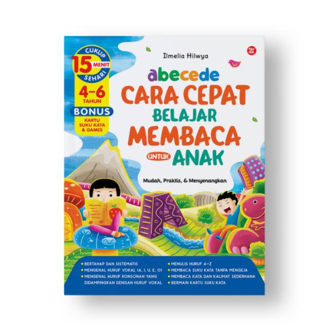 BUKU ABCD ABECEDE CARA CEPAT BELAJAR MEMBACA UNTUK ANAK