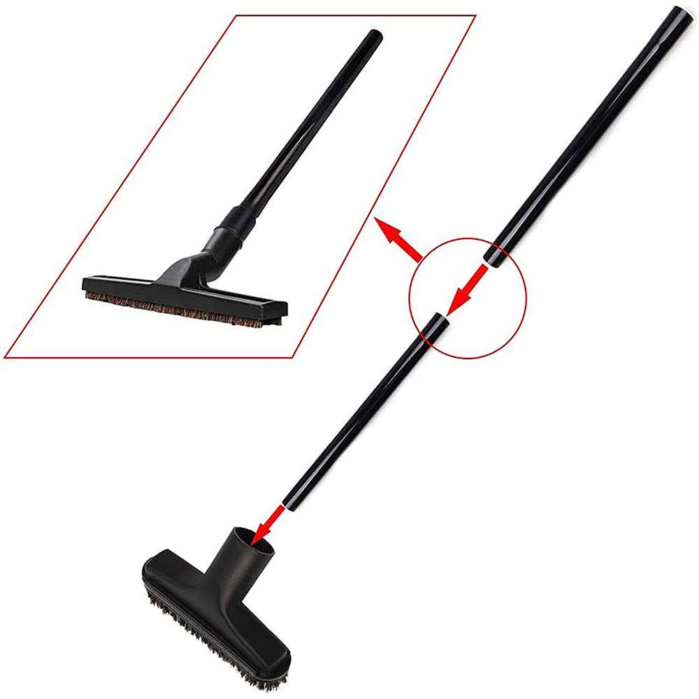 Solighter Tabung Ekstensi Vacuum Cleaner Tabung Hitam Extension Pipa Sambung Plastik Universal