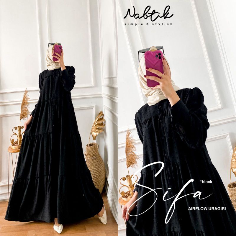 Sifa Gamis Dress Ori Nabtik