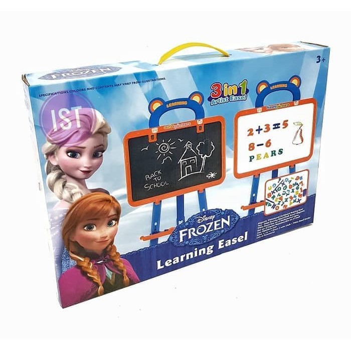 

TERLARIS Papan tulis anak frozen learning easle