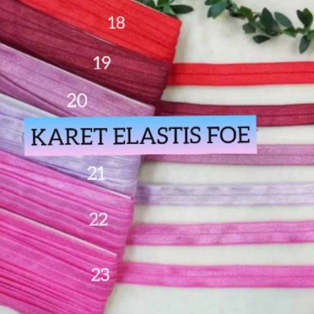 5 YARD - KARET FOE / KARET ELASTIS POLOS BANDANA BABY