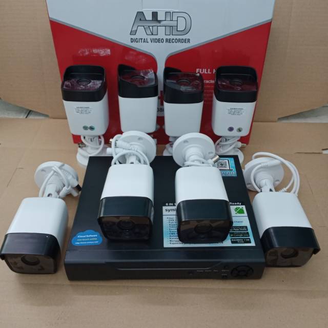 PAKET CCTV 720P 3MP 8 KAMERA CCTV FULL OUTDOOR DVR 8 CH CHANNEL XMEYE BISA ONLINE HP KOMPLIT MURAH