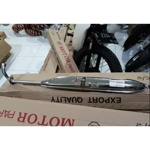 KNALPOT ORIGINAL HONDA C50 C70 PITUNG PISPOT MERK NTD