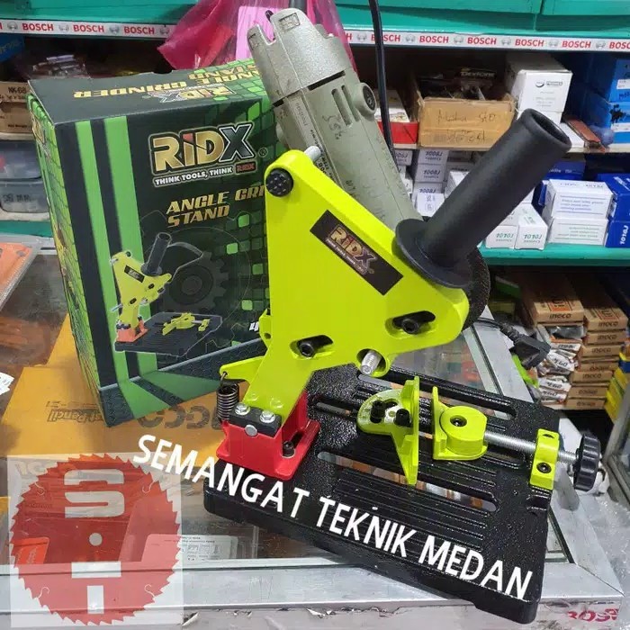 Stand Dudukan Mesin Gerinda Grenda Tangan Angle Grinder Stand Ridx