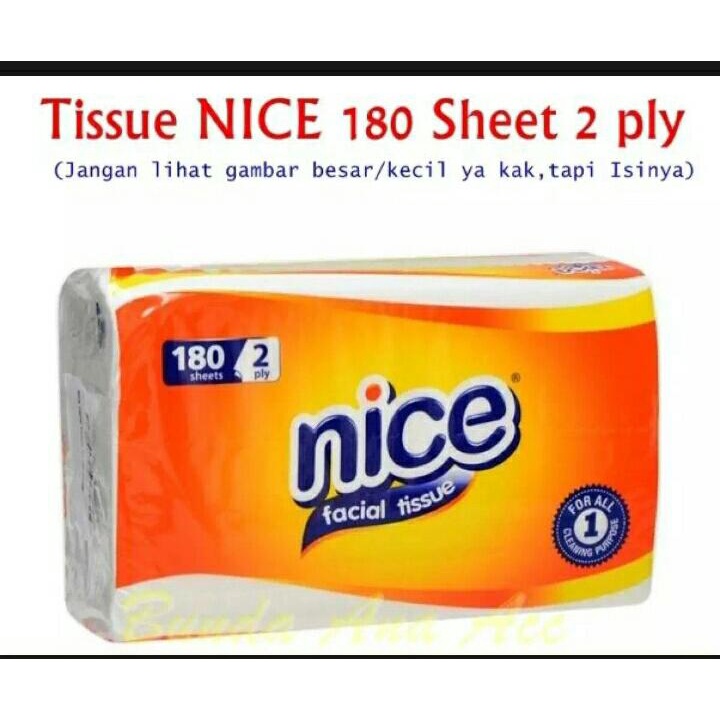 Tisu Nice Termurah Bisa COD Tissue Clean 180 sheet Murah Tisu Murah Tisu