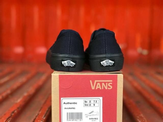 Vans Authentic Navy Sol Black Waffle DT