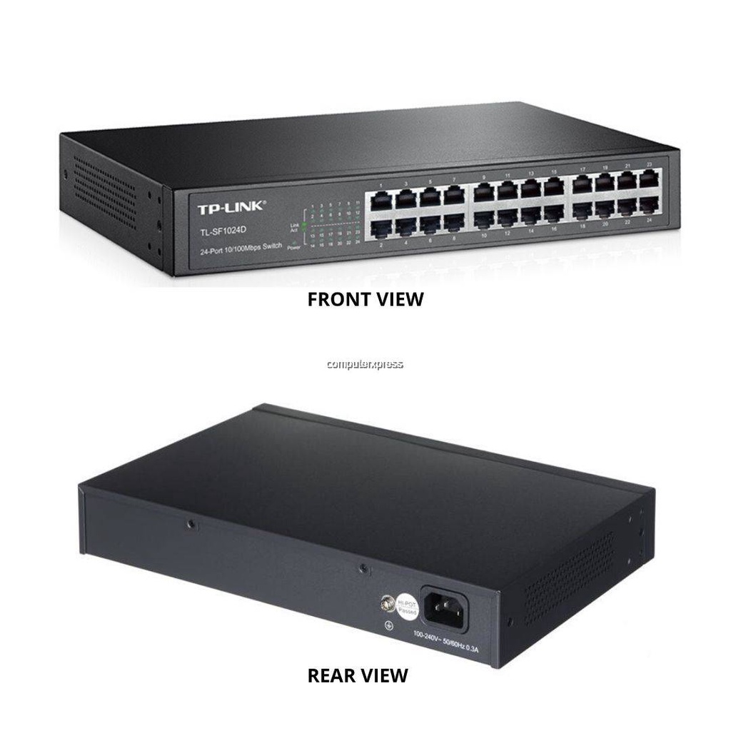 TP-Link TL-SF1024D 24-Port 10/100M Desktop/Rackmount Switch