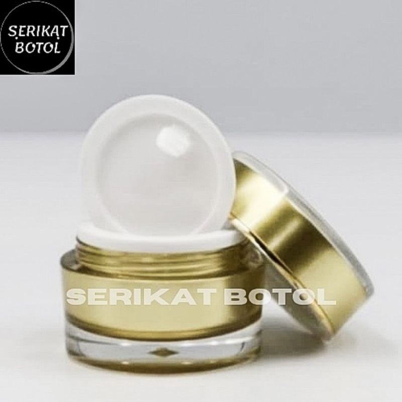 POT CREAM ACRYLIC 10GR GOLD / POTCREAM AKRILIK GOLD 10GRAM GRAM GOLD LIS GOLD 10GR AKRILIK ACRYLIC IMPORT