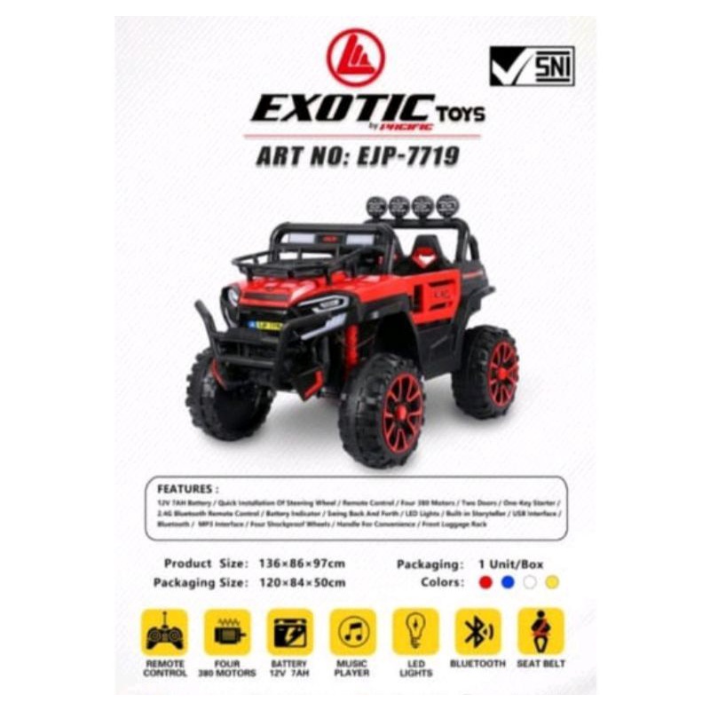 MOBIL AKI ANAK JEEP 4WD