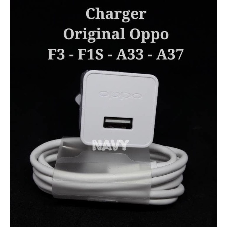 Charger Oppo F3 Original - Charger Oppo F1S - A37 - A57 Original