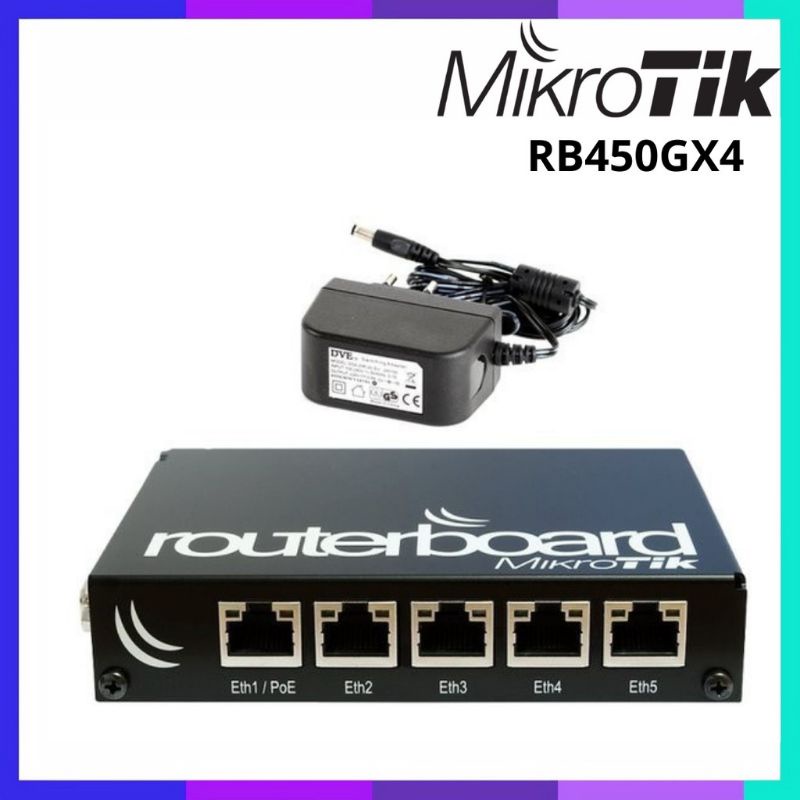 0Mikrotik RB450Gx4 Router Indoor / RB 450GX4 / RB-450GX4 / rb450gx4