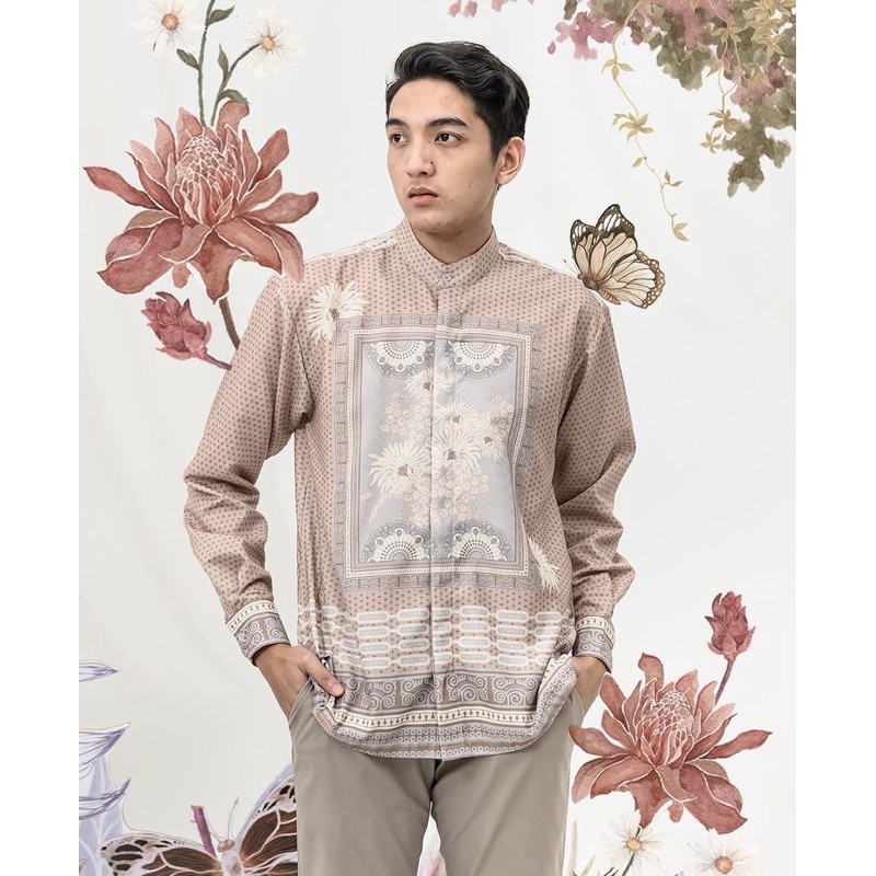 [NO JASTIP] Abimana Shirt Powder Blue, Vintage Lace & Shady Lady S M L wearingklamby