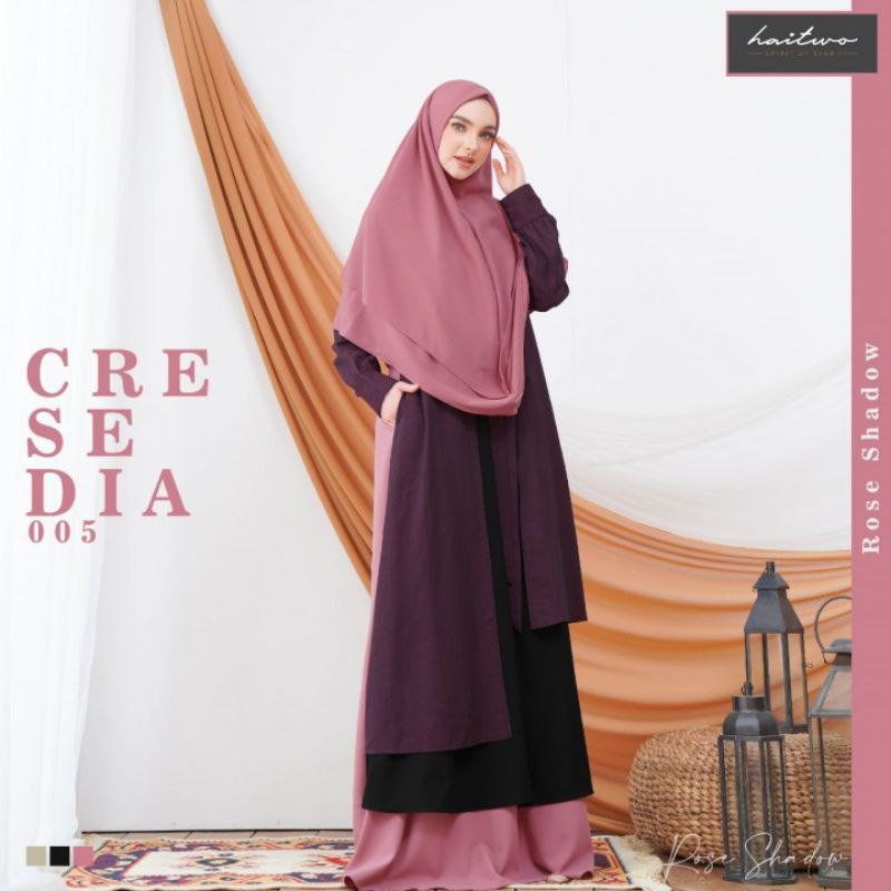 CRESEDIA 05 HAITWO GAMIS+HIJAB