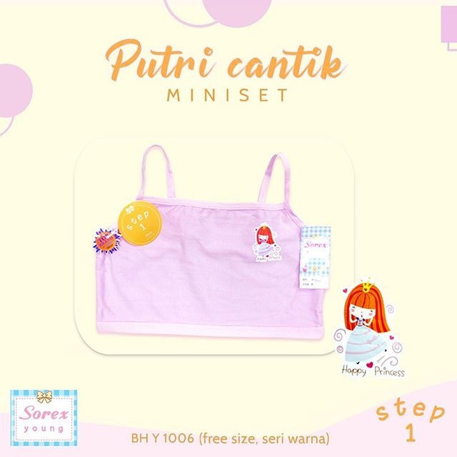 Sorex Bra Remaja Miniset - Sorex BH Remaja Step 1 - Miniset Anak