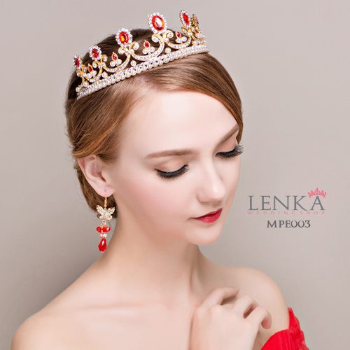 [STOK TERBATAS] HEADPIECE AKSESORIS PERNIKAHAN MAHKOTA PENGANTIN MPE003