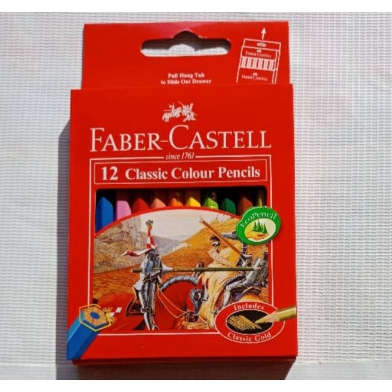 

Faber Castell Pensil Warna 12 Pendek Classic