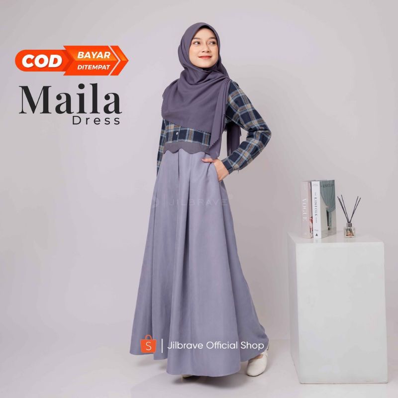 Maila dress by jilbrave official shop original jilbrave dress remaja