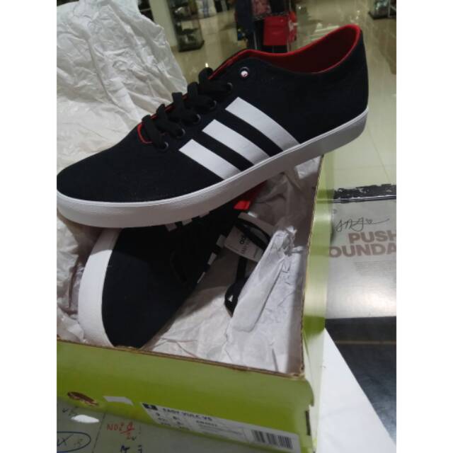 Sepatu Adidas Neo Easy vulc vs blk wht red