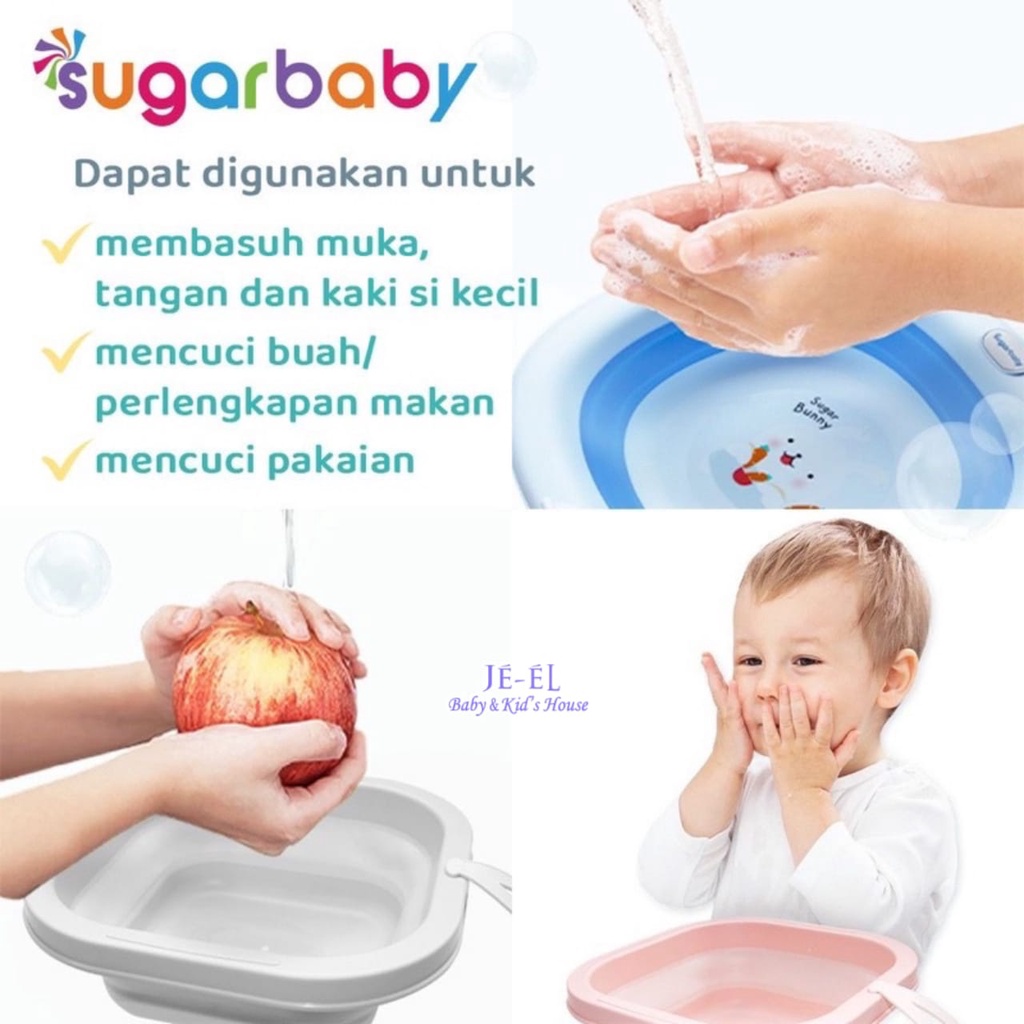 Sugar Baby Foldable Baby Wash Basin / Baskom Lipat Bayi