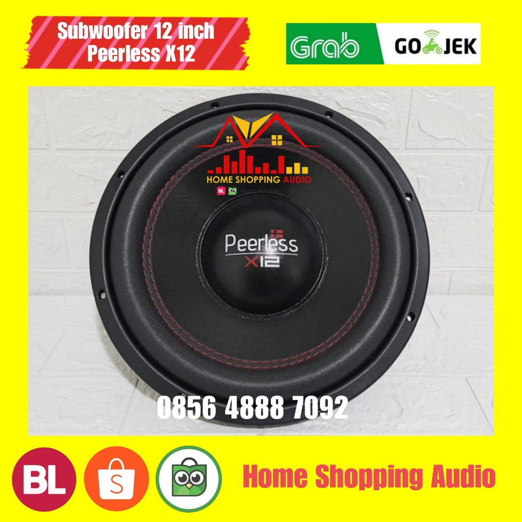 Subwoofer peerless x12 dvc 4 ohm sub peerless x12 dvc 4 ohm