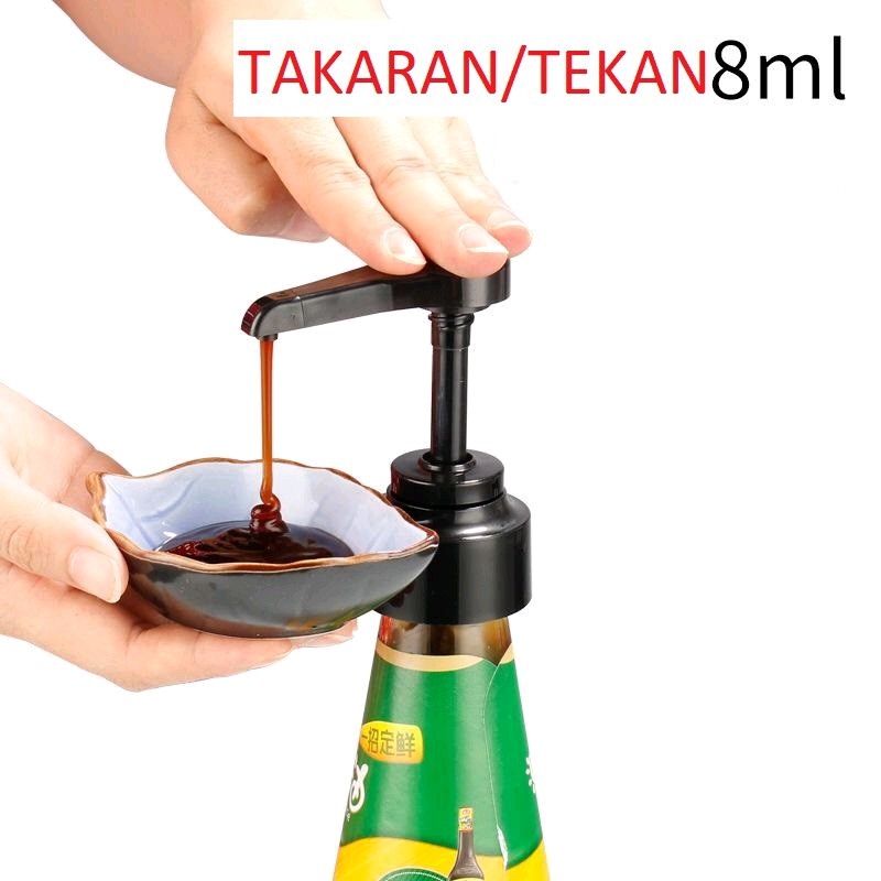 Alat Tekan Botol Saus Tekanan Pompa Nozzle Kepala Pemeras Tekan Kecap