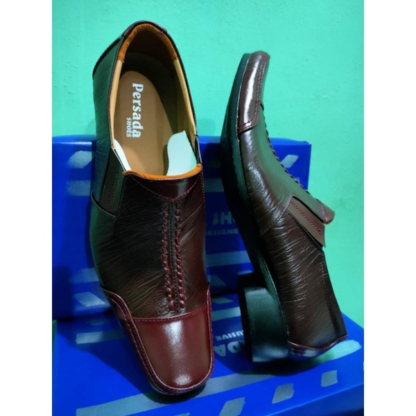 Sepatu Pantofel Kulit Pria Persada 6027  ( Produksi  Sendiri )