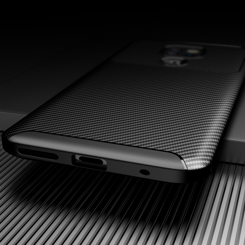 Case Bahan Silikon Carbon Fiber Untuk Motorola Moto E7 Plus G9 Play Power G10 G20 G30 G50 G60 G60S E30 E40