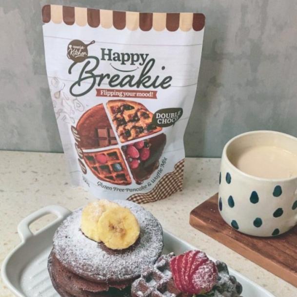 

Happy Breakie Gluten Free Pancake & Waffle Mix - Double Choco 250gr