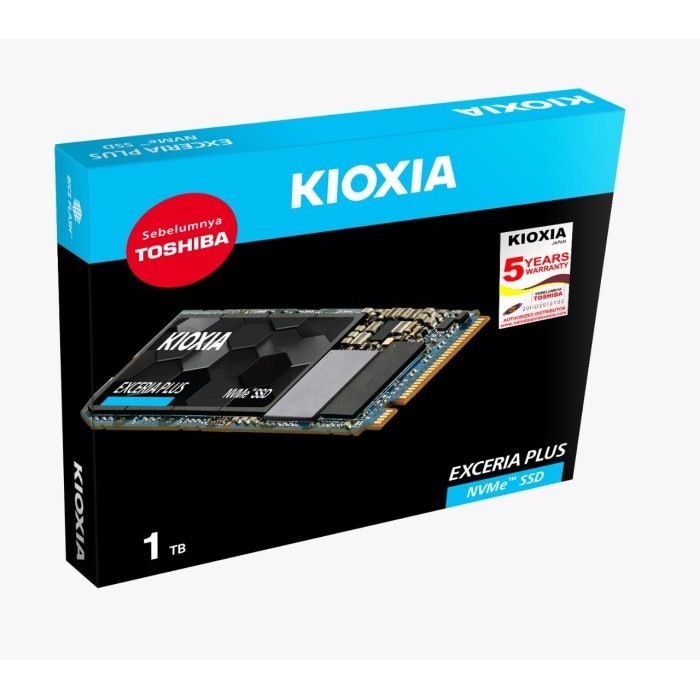 KIOXIA SSD Exceria Plus 1TB M.2 2280 PCIe Gen3x4 (By Toshiba)