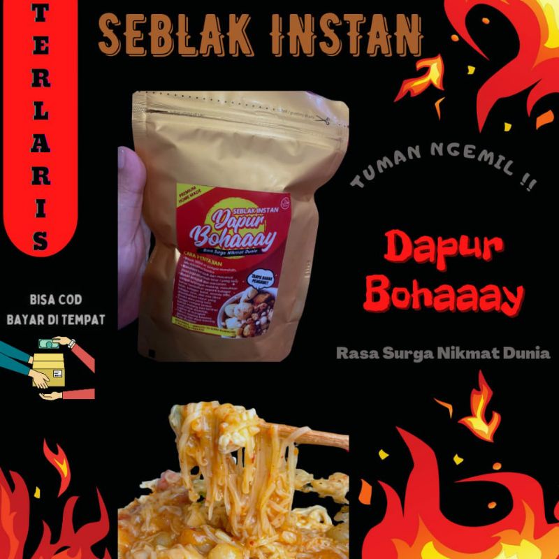 

(READY STOK LANGSUNG KIRIM) SEBLAK INSTAN DAPUR BOHAAAY